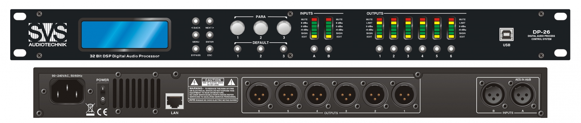SVS Audiotechnik DP-26 Цифровой процессор: 2 входа 6 выходов в Бугуруслане