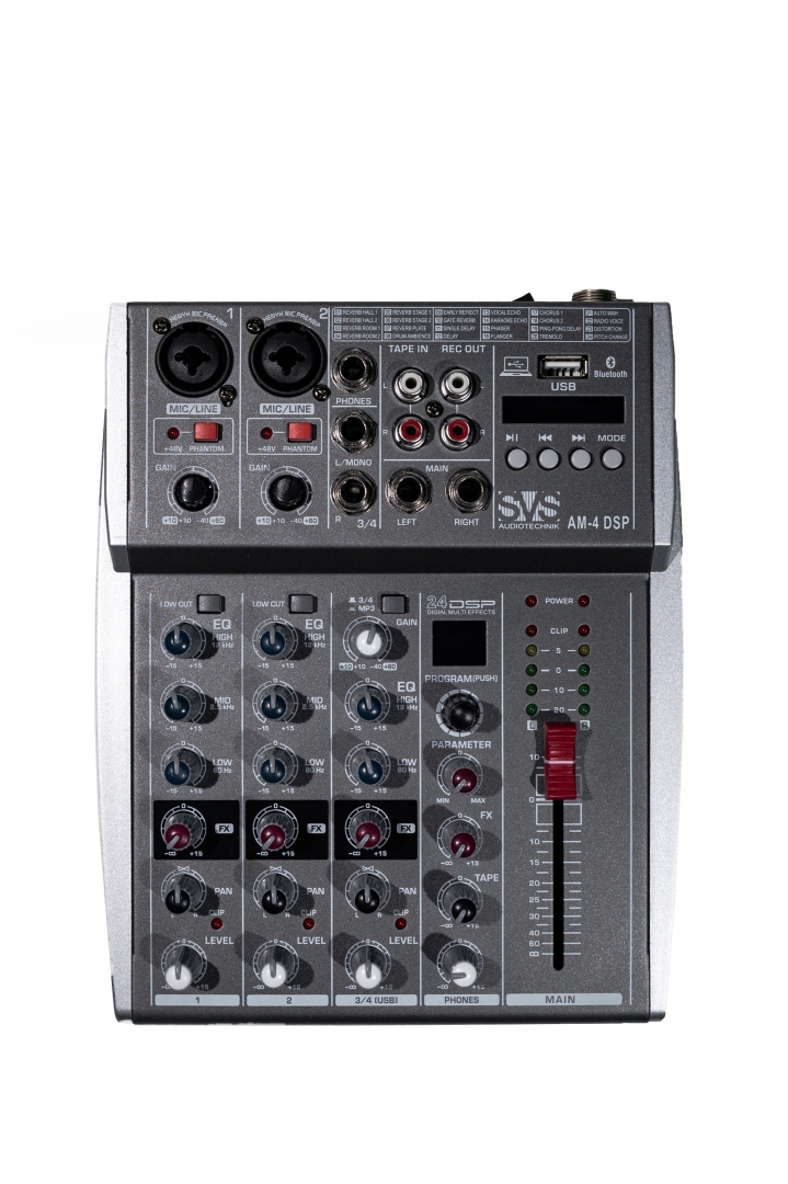 SVS Audiotechnik mixers AM-4 DSP Аналоговый микшерный пульт, 4-канала в Бугуруслане