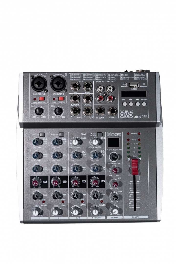 SVS Audiotechnik mixers AM-6 DSP Микшерный пульт аналоговый, 6-канальный SVS Audiotechnik mixers в Бугуруслане