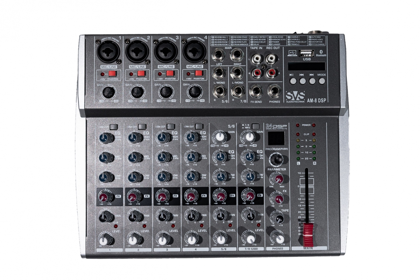 SVS Audiotechnik mixers AM-8 DSP Микшерный пульт аналоговый, 8-канальный в Бугуруслане